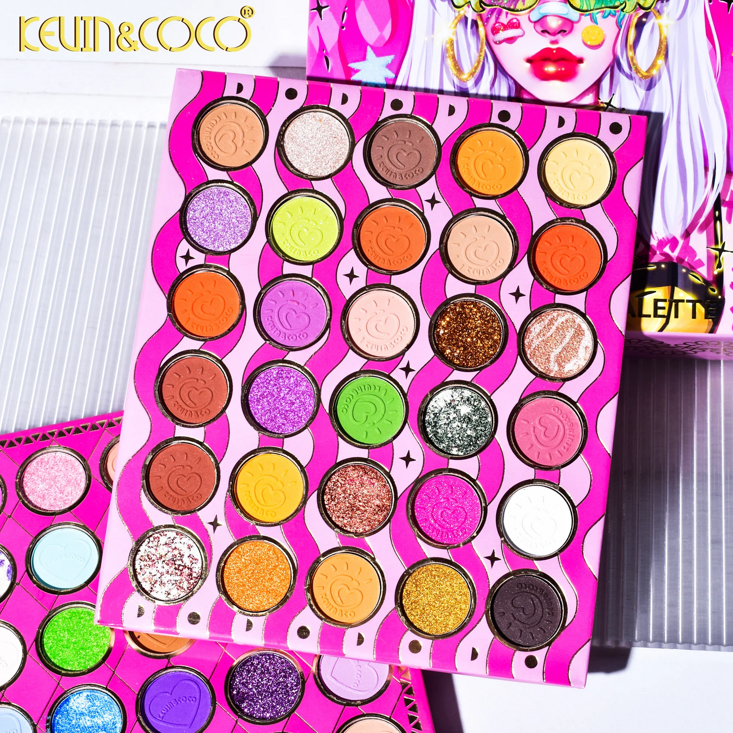KEVIN & COCO 102-Color Tatoo Icons Eyeshadow Palette