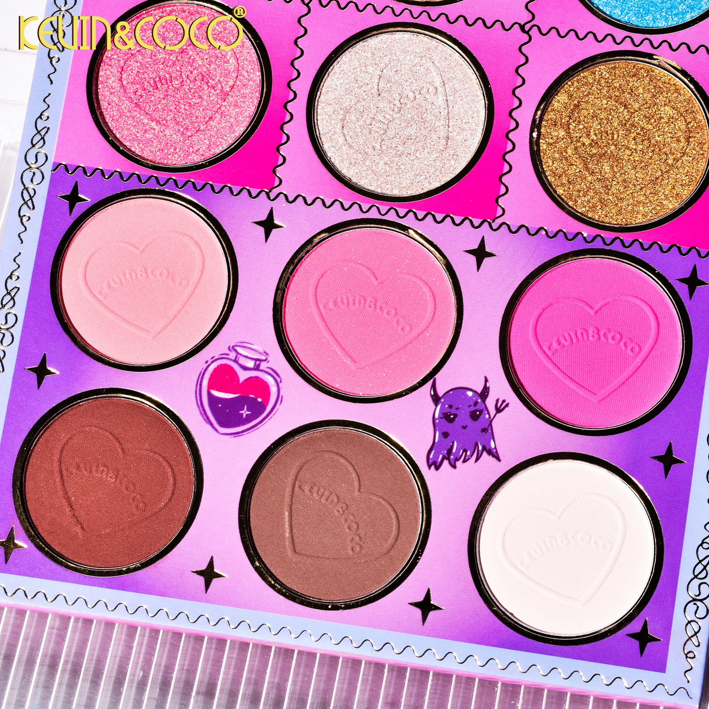 KEVIN & COCO 102-Color Tatoo Icons Eyeshadow Palette