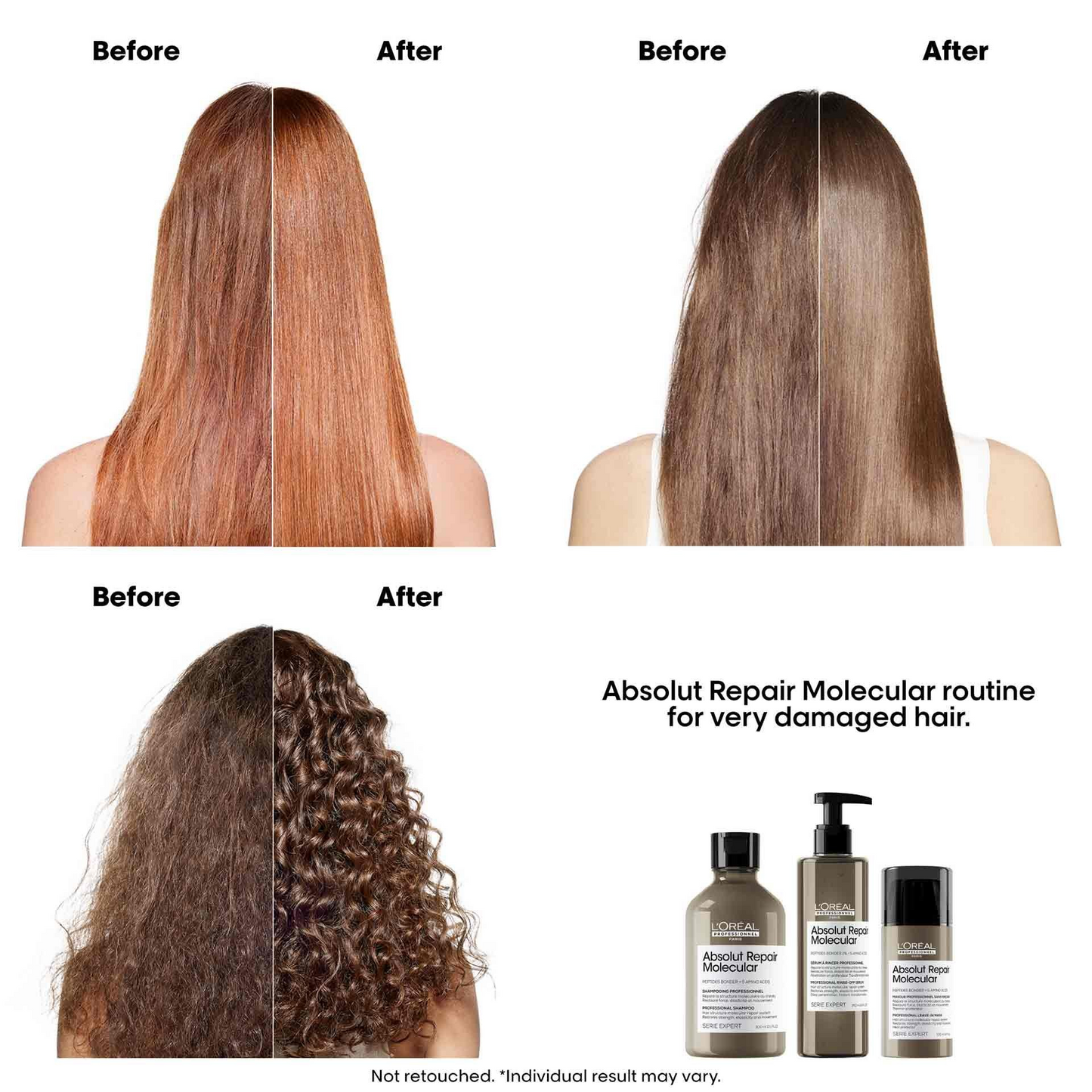 L'Oreal Professionnel Absolut Repair Molecular Shampoo (300ml)