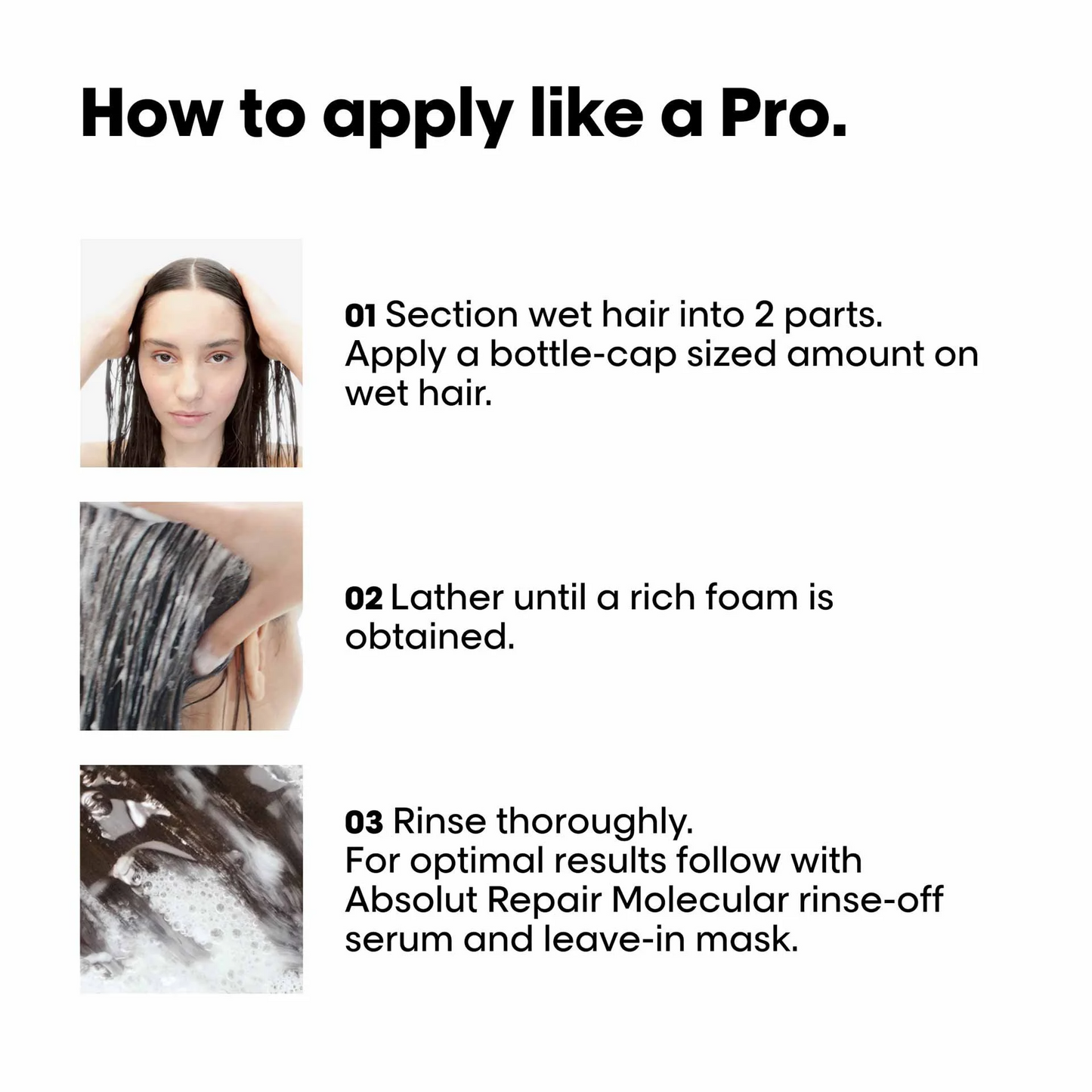 L'Oreal Professionnel Absolut Repair Molecular Shampoo (300ml)