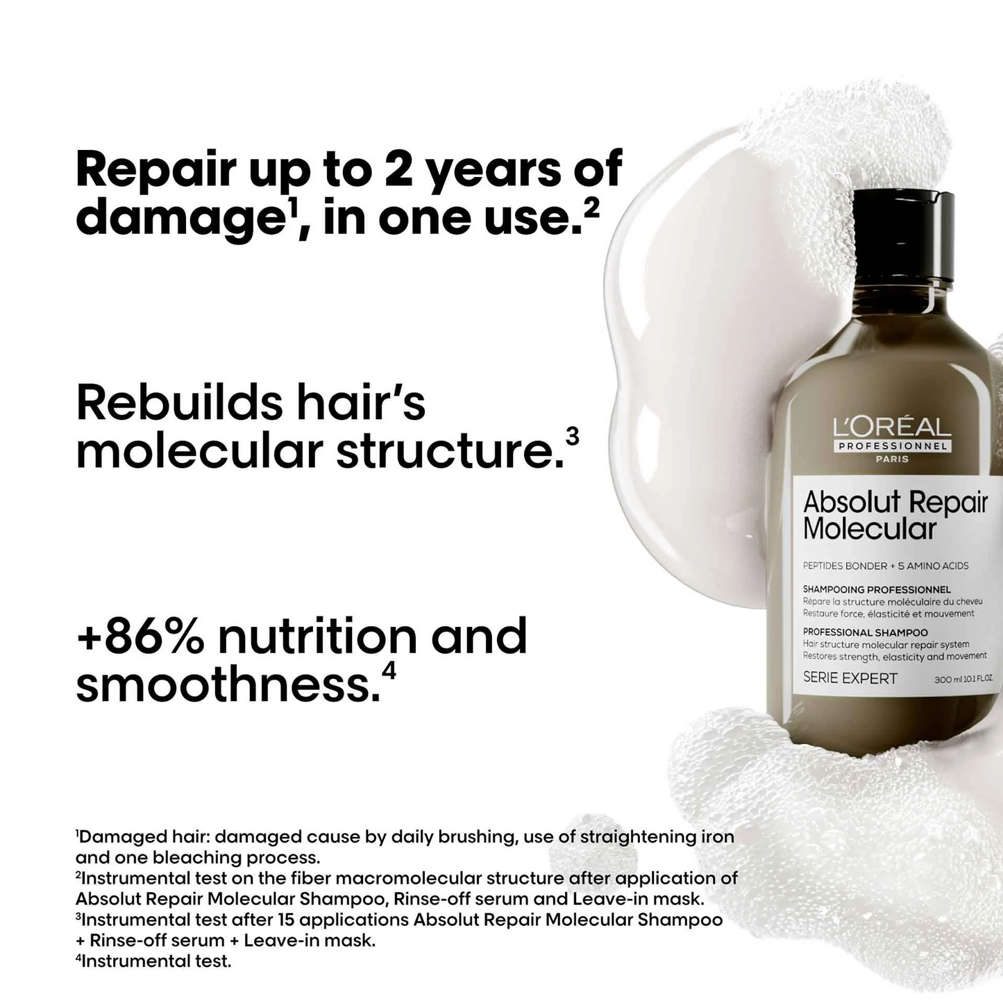 L'Oreal Professionnel Absolut Repair Molecular Shampoo (300ml)